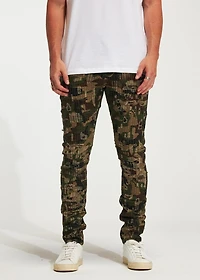 Embellish NYC : Ryan Camo Destroy Denim