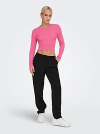 Only : Open Back Knit Top