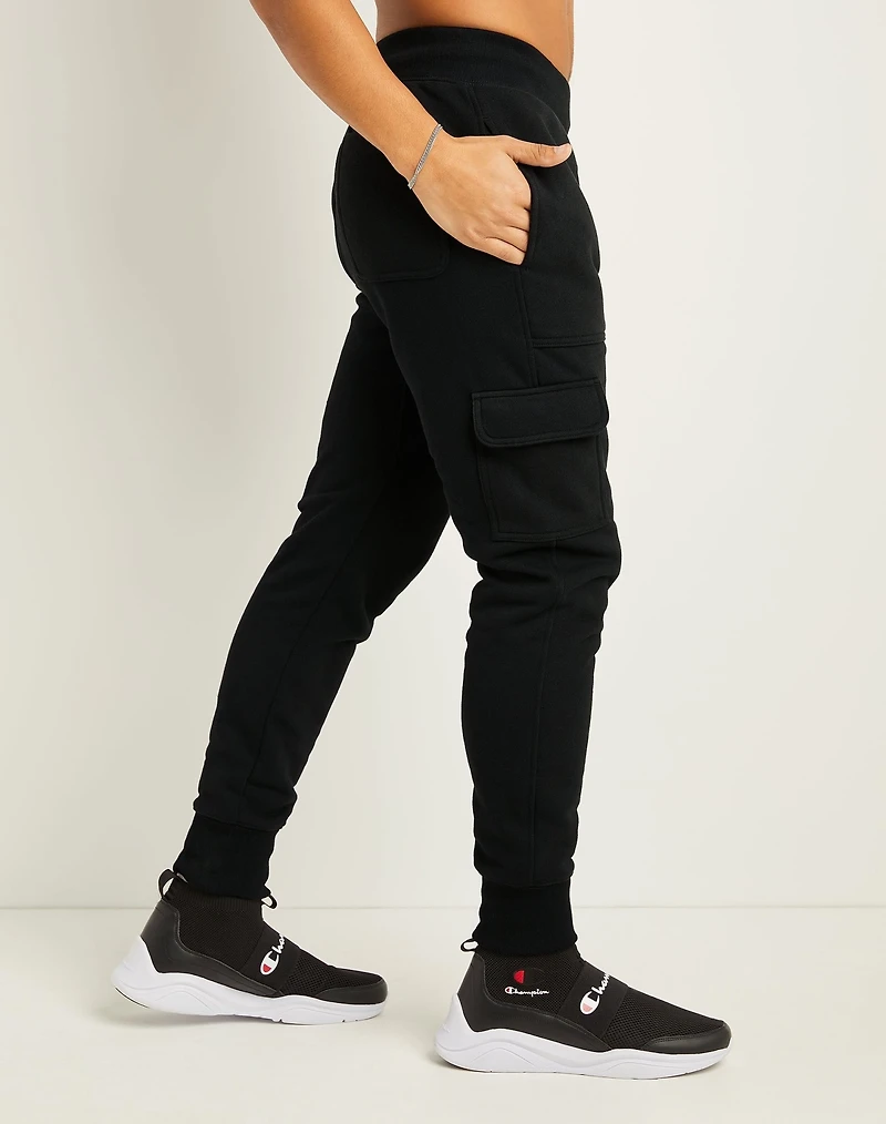 Champion : Reverse Weave Cargo Jogger - Black