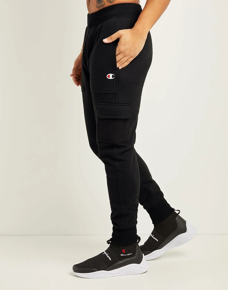 Champion : Reverse Weave Cargo Jogger - Black
