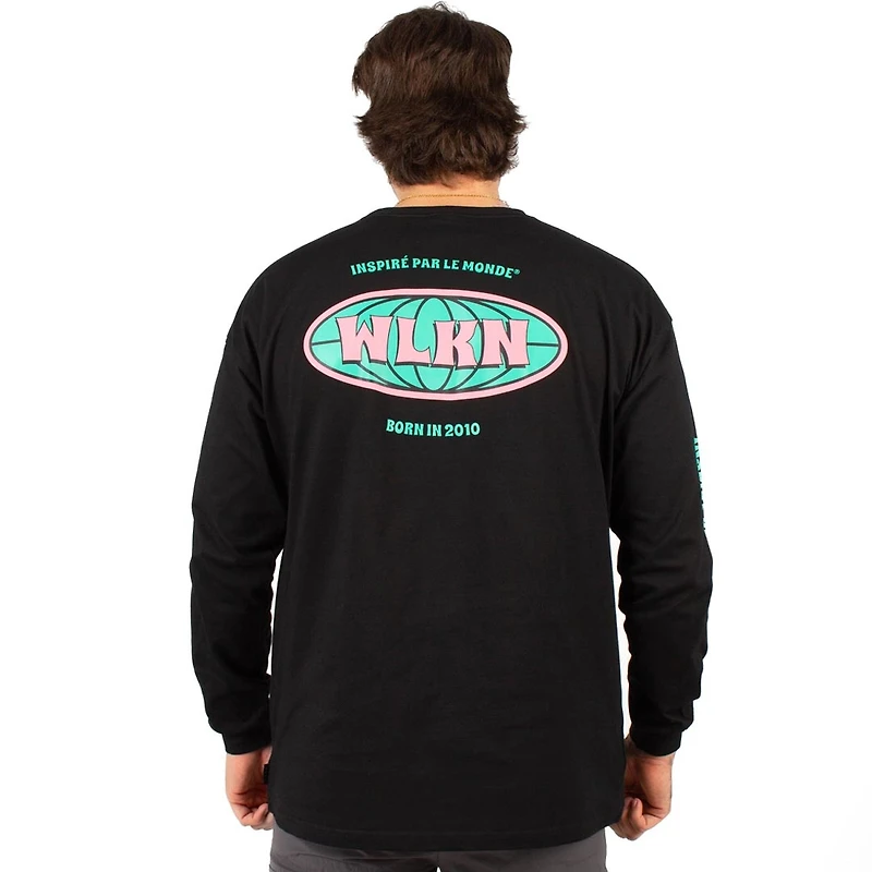 WLKN : Globe Long Sleeve T-Shirt