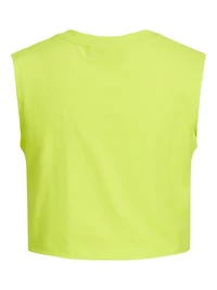 JJXX : Slim Sleeveless Crop Tee - Lime