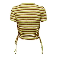 Only : S/S Rushing Top - Green Multi