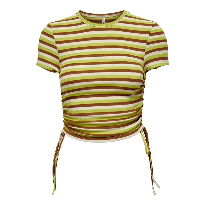 Only : S/S Rushing Top - Green Multi