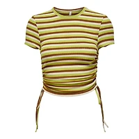 Only : S/S Rushing Top - Green Multi