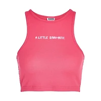 Noisy May : Mady Crop Tank Top - Pink