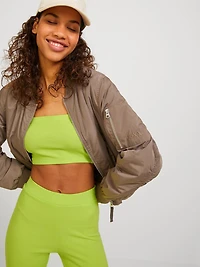 JJXX : Rib Tube Top - Lime