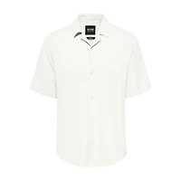 Only and Sons & : Regular Fit Solid Color SS Shirt - White