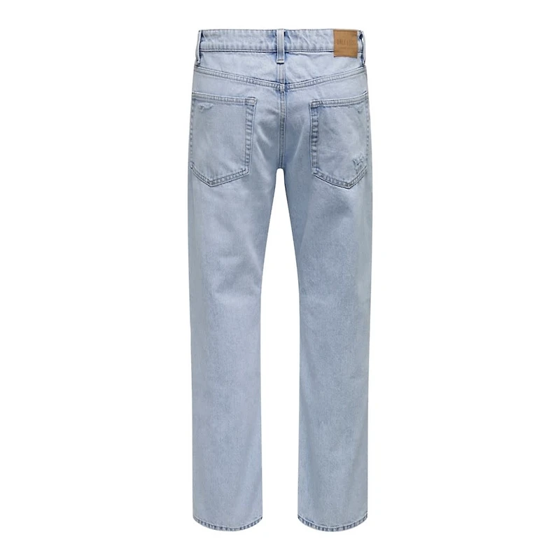 Only and Sons & : Edge Loose Fit Destroy Denim