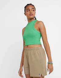 Champion : Fitted Rib Tank Top - Green