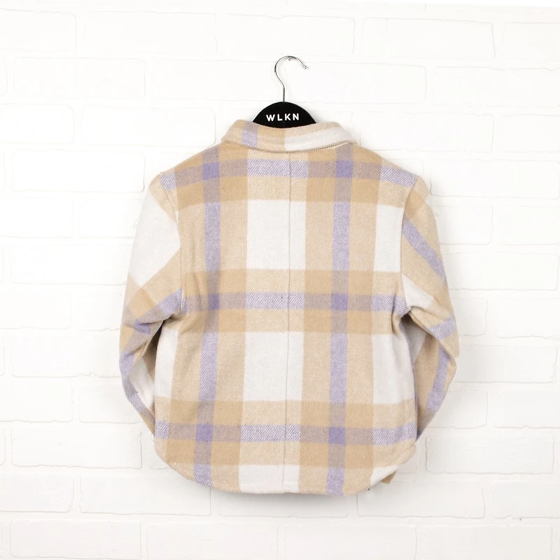 WLKN : Junior Girl Club Plaid Jacket