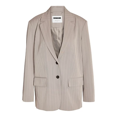 Noisy May : Oversize Pinstripes Blazer