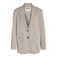 Noisy May : L/S Oversize Pinstripes Blazer