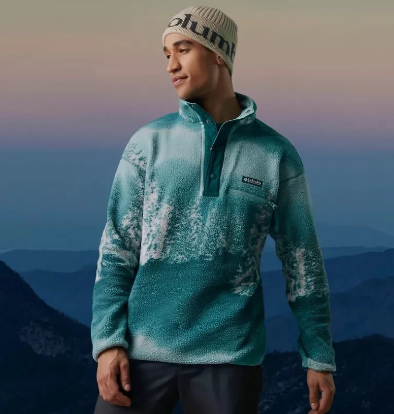 Columbia : Helvetia Half Snap Fleece - Solar