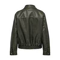 Only : PU Cargo Bomber Jacket