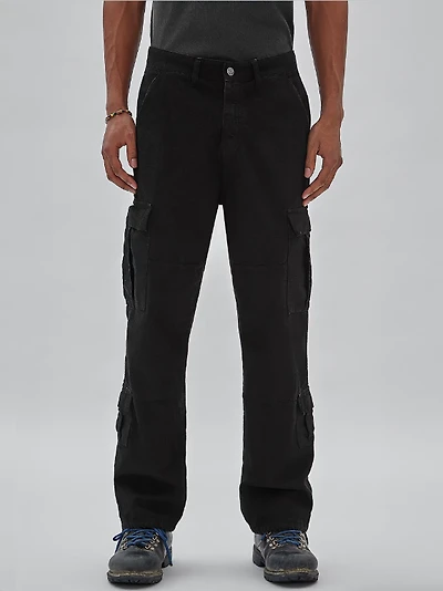 Guess : Ripstop Cargo Pants - Black