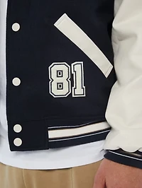 Guess : Ivan Wool-Blend Letterman Jacket
