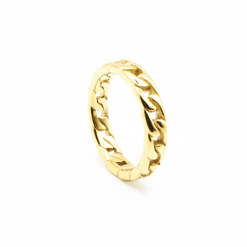 Hits : Flat Chain Ring - Gold