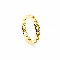 Hits : Flat Chain Ring - Gold