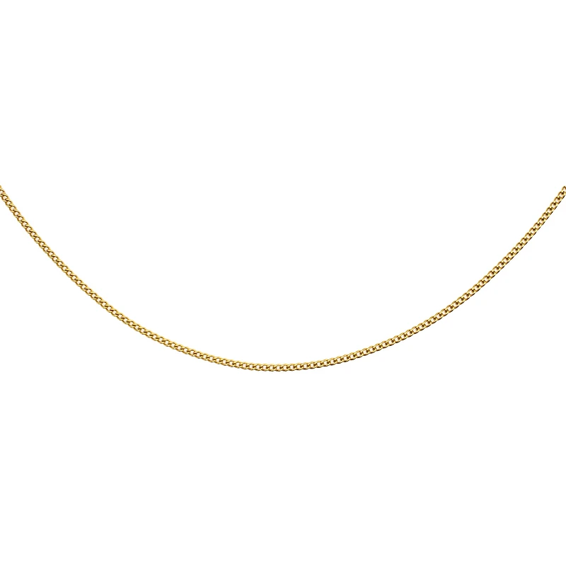 Hits :  Cuban link Chain Necklace - 2mm