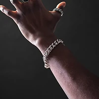 Hits : Cuban Link Chain Bracelet - 10mm