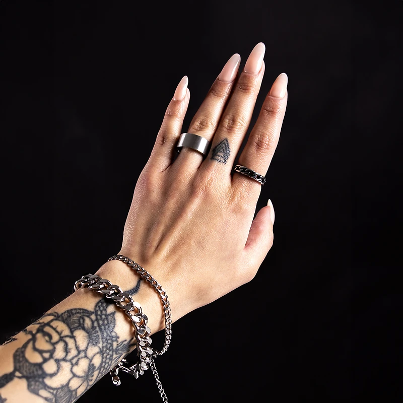 Hits : Brushed Finish Band Ring