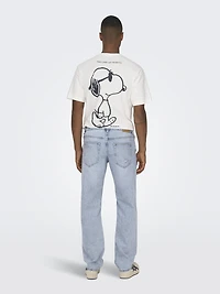 Only and Sons & : Edge Loose Fit Destroy Denim