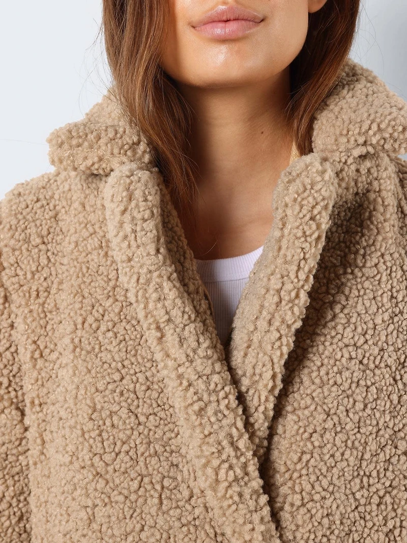 Noisy May : Mid-thigh Sherpa Jacket