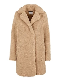 Noisy May : Mid-thigh Sherpa Jacket