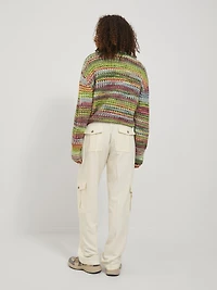 JJXX : Mary Midwaist Cargo Pants - seedpearl