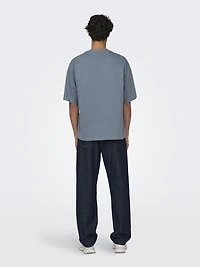 Only & Sons - Millenium Oversize S/S Tee Flint Stone