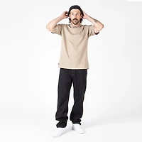 WLKN : Distressed Signature Loose Fit Denim Pants