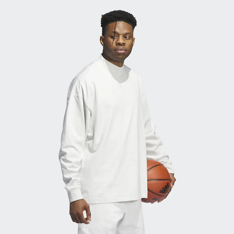 Adidas : Oversize L/S Basketball Tee