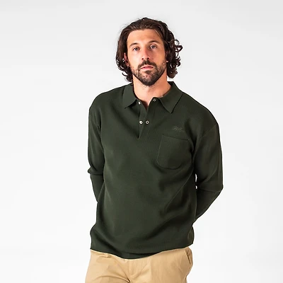 WLKN : Club Knitted Long Sleeves Polo
