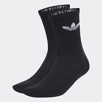 Adidas : Trefoil Cushion Crew Socks - 3 Packs