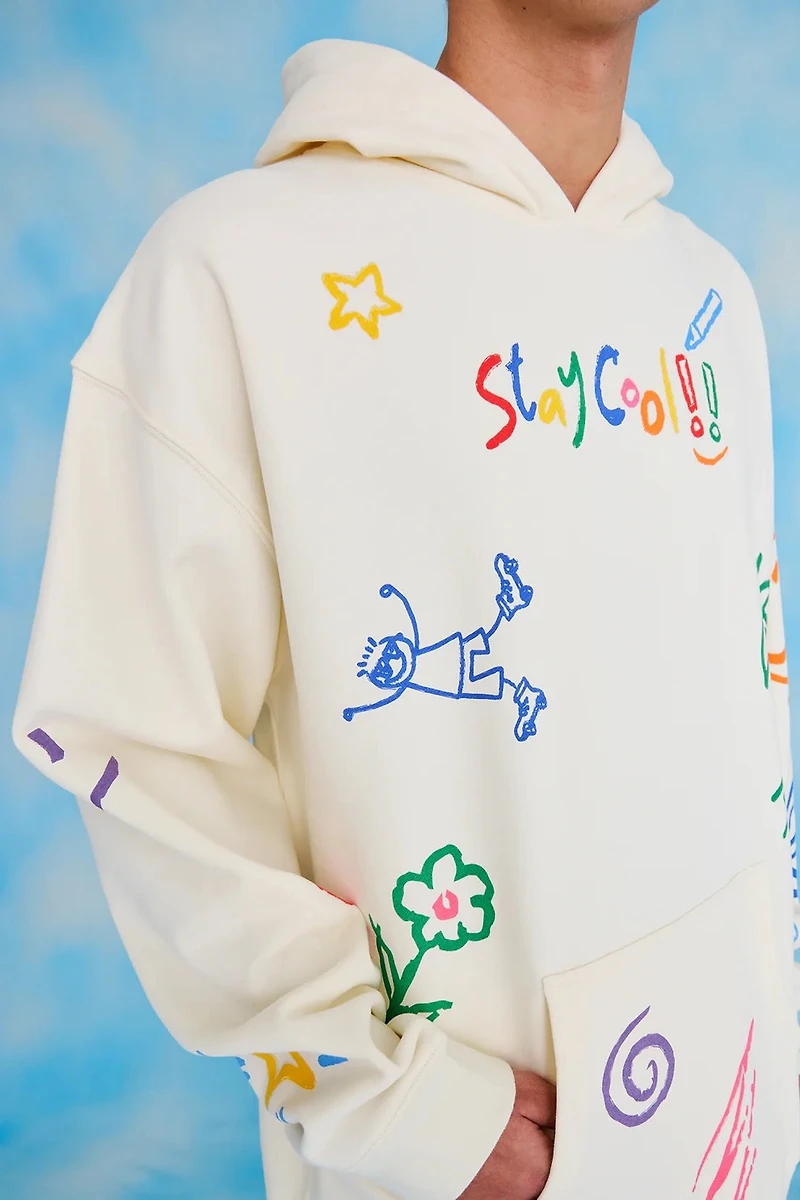 Stay Cool nyc : Scribble Matching Set Hoodie