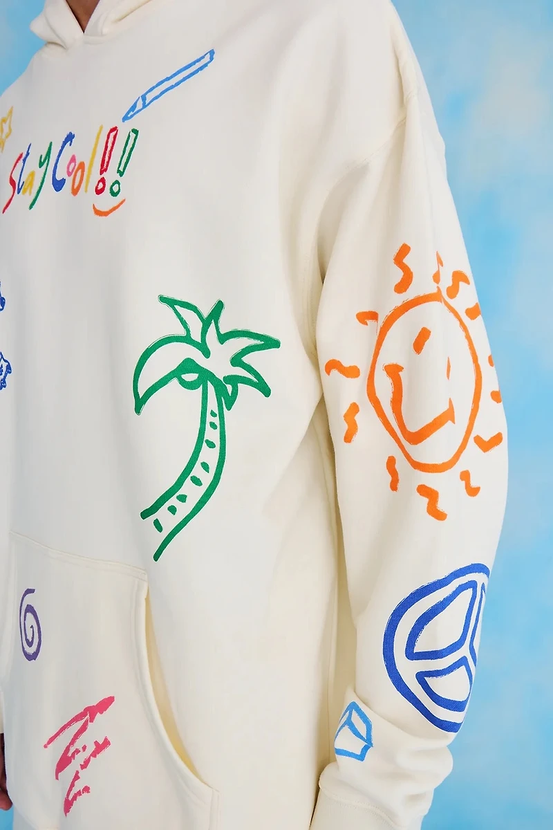 Stay Cool nyc : Scribble Matching Set Hoodie