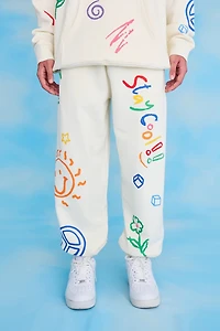 Stay Cool nyc : Scribble Matching Set Sweatpants