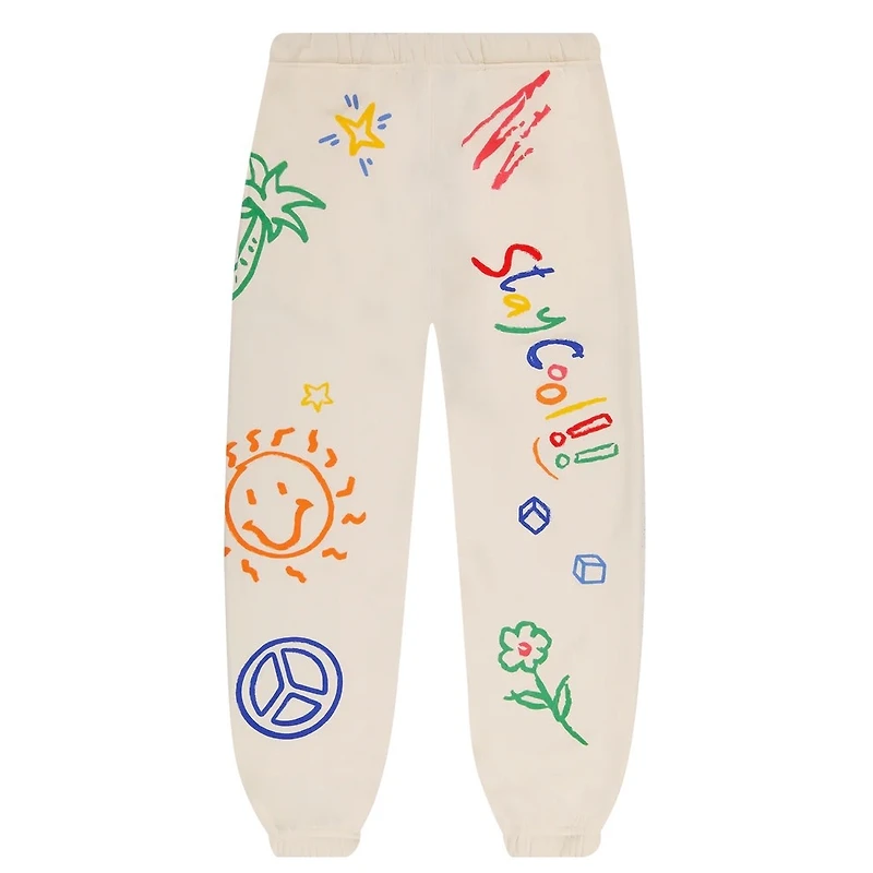 Stay Cool nyc : Scribble Matching Set Sweatpants