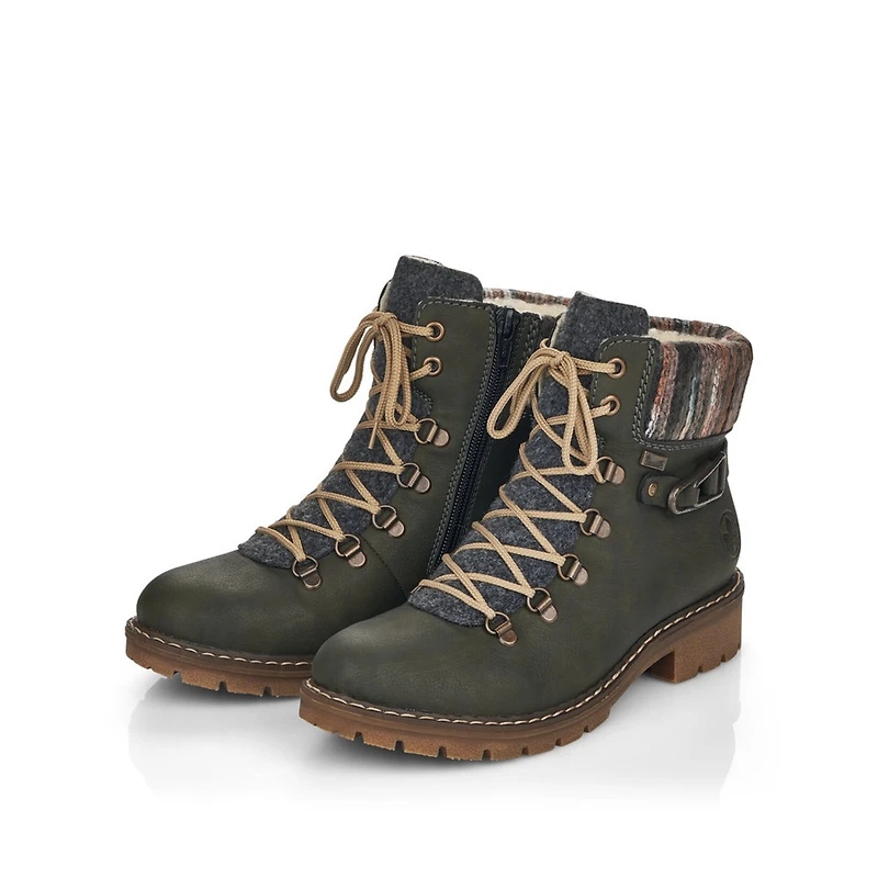 RIEKER Y9131-54 Lace Bootie (Cuff)
