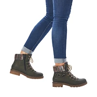 RIEKER Y9131-54 Lace Bootie (Cuff)