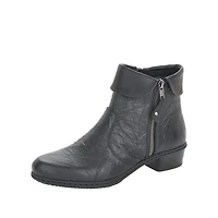 RIEKER Y07A8-01 Zipper Bootie