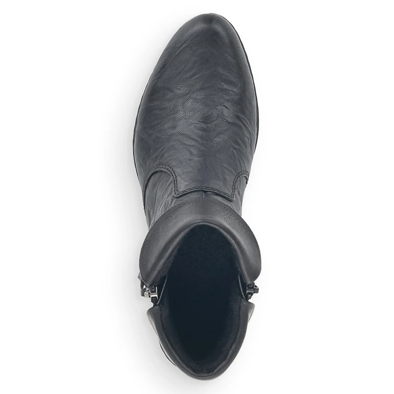 RIEKER Y07A8-01 Zipper Bootie