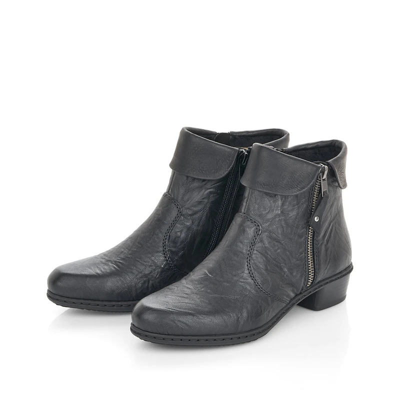 RIEKER Y07A8-01 Zipper Bootie