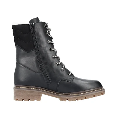 RIEKER Y9232-00 Casual Lace Winter Bootie