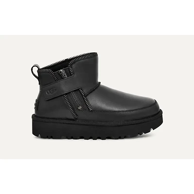 UGG 1164690 Classic Mini Moto Boot BLK