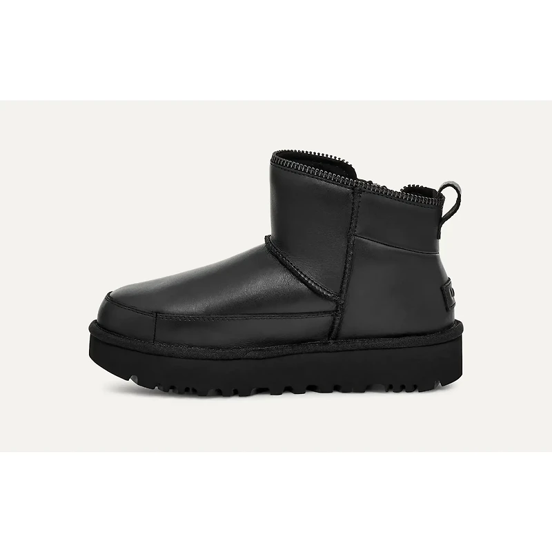 UGG 1164690 Classic Mini Moto Boot BLK