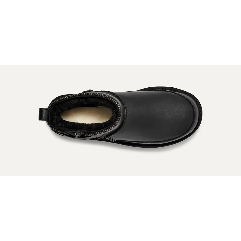 UGG 1164690 Classic Mini Moto Boot BLK