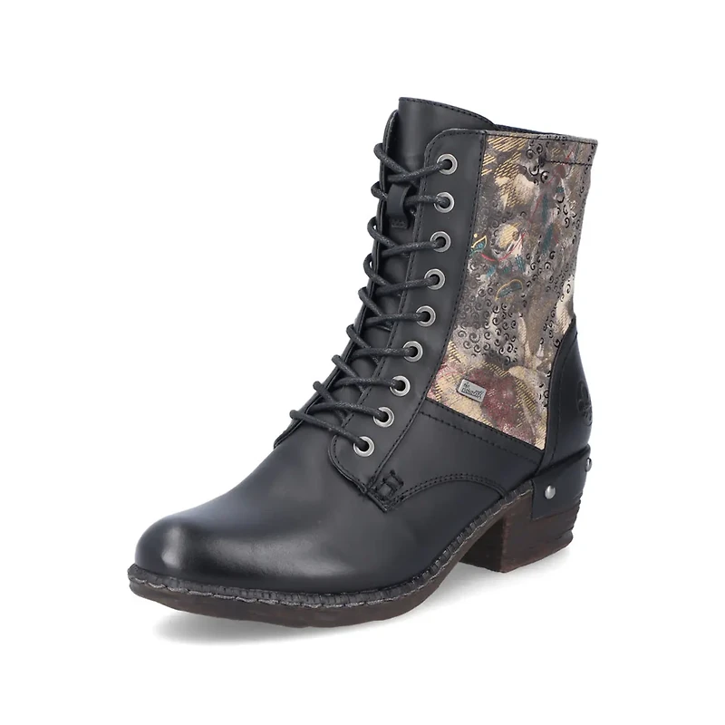 RIEKER 93614-00 Lace Bootie (Floral)
