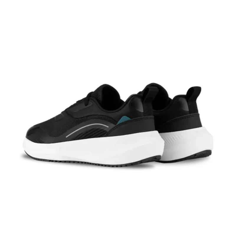 VESSI Women's Tidal Sneaker BLACK ON WHITE